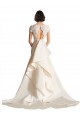 Chapel Train Ivory Cap Sleeves A-Line Keyhole Back Wedding Dress Canberra