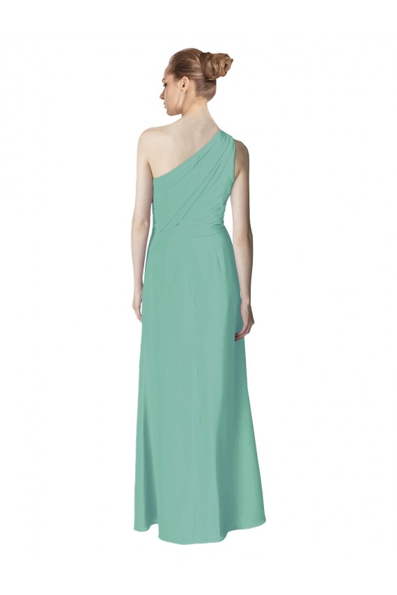 Long Jade Sleeveless A-Line Bridesmaid Dress Canberra