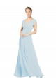 Long Sea Glass Sleeveless A-Line Bridesmaid Dress Canberra