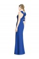 Long Royal Blue Sleeveless Trumpet Open Back Bridesmaid Dress Canberra