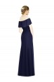 Long Dark Navy Sleeveless Trumpet Bridesmaid Dress Canberra