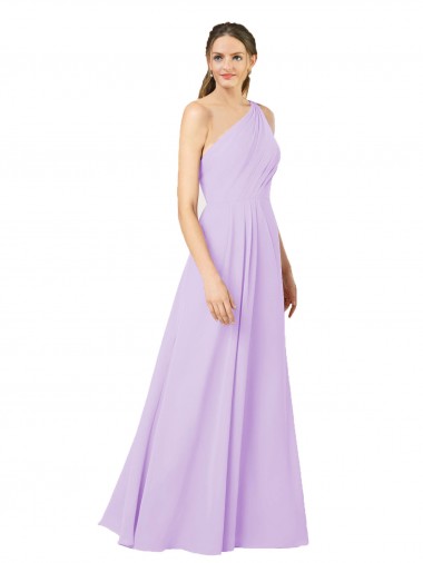 Long Lilac Sleeveless Sheath Formal Evening Gown / Bridesmaid Dress Canberra