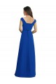 Long Royal Blue Sleeveless A-Line Bridesmaid Dress / Evening Dress Canberra