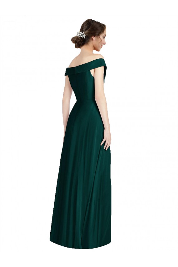 Long Ever Green Sleeveless A-Line Formal Dress / Bridesmaid Dress Canberra