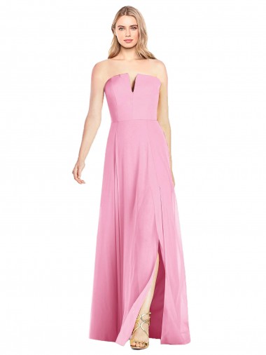 Long Hot Pink Sleeveless Trumpet Semi Formal Evening Dress / Bridesmaid Dress Canberra