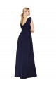 Long Dark Navy Sleeveless A-Line Soft Chiffon Formal Evening Gown / Prom Dress / Bridesmaid Dress Canberra