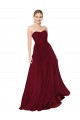 Long Burgundy Sleeveless A-Line Formal Evening Gown / Prom Dress / Bridesmaid Dress Canberra