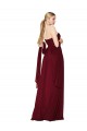 Long Burgundy Sleeveless A-Line Formal Evening Gown / Prom Dress / Bridesmaid Dress Canberra