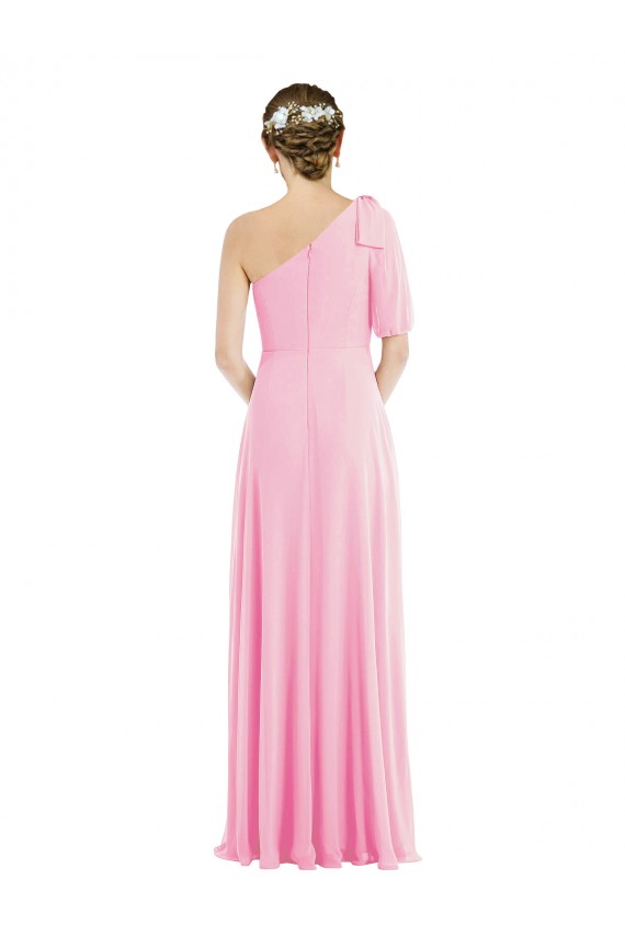 Long Barely Pink Sleeveless Trumpet Semi Formal Evening Dress / Bridesmaid Dress Canberra