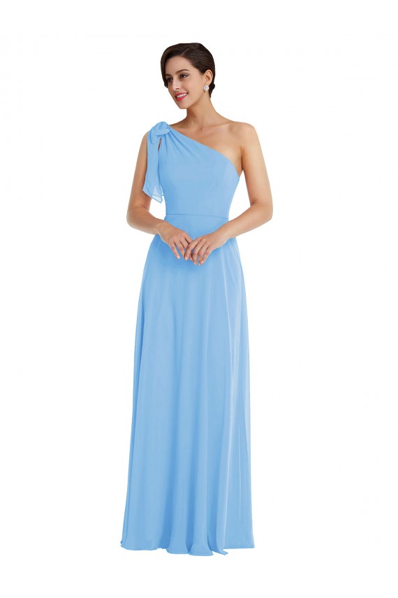 Long Periwinkle Sleeveless Trumpet Semi Formal Evening Dress / Bridesmaid Dress Canberra