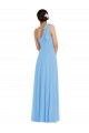 Long Periwinkle Sleeveless Trumpet Semi Formal Evening Dress / Bridesmaid Dress Canberra