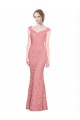 Long Salmon Sleeveless Mermaid Prom Dress / Bridesmaid Dress Canberra