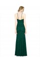 Long Dark Green Sleeveless Mermaid Low Back Prom Dress / Bridesmaid Dress Canberra