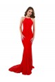 Long Red Sleeveless Mermaid Open Back Evening Gown / Prom Dress / Bridesmaid Dress Canberra