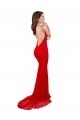 Long Red Sleeveless Mermaid Open Back Evening Gown / Prom Dress / Bridesmaid Dress Canberra