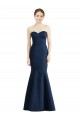 Long Floor Length Dark Navy Sleeveless Mermaid Bridesmaid Dress Canberra