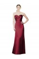 Long Burgundy Sleeveless Mermaid Bridesmaid Dress / Evening Dress Canberra