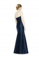 Long Dark Navy Sleeveless Mermaid Evening Dress / Bridesmaid Dress Canberra