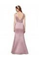 Long Burgundy Sleeveless Sheath V-Back Formal Evening Gown / Prom Dress / Bridesmaid Dress Canberra