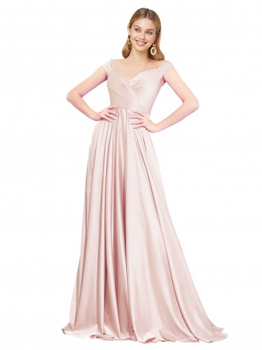 Long Pink Sleeveless A-Line Formal Evening Gown / Prom Dress / Bridesmaid Dress Canberra