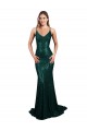 Long Dark Green Sleeveless Mermaid Low Back Formal Evening Gown / Prom Dress / Bridesmaid Dress Canberra