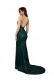 Long Dark Green Sleeveless Mermaid Low Back Formal Evening Gown / Prom Dress / Bridesmaid Dress Canberra