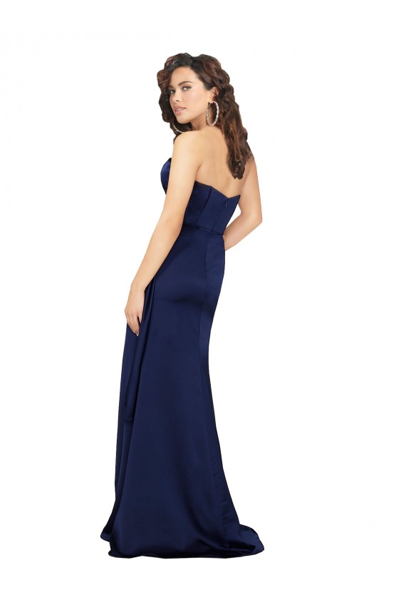 Long Sapphire Sleeveless A-Line Formal Evening Gown / Prom Dress / Bridesmaid Dress Canberra