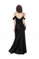 Long Black Sleeveless A-Line Low Back Formal Evening Gown / Prom Dress / Bridesmaid Dress Canberra