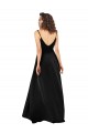 Long Black Sleeveless A-Line V-Back High Low Evening Gown / Prom Dress / Bridesmaid Dress Canberra