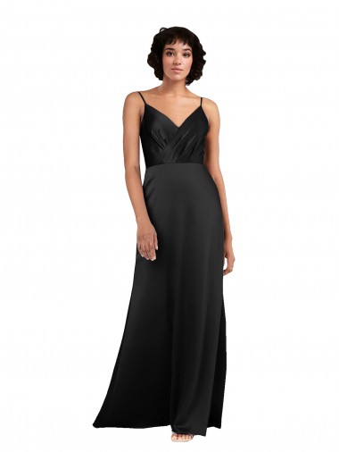 Long Black Sleeveless Column Formal Evening Gown / Prom Dress / Bridesmaid Dress Canberra