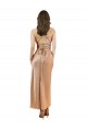 Midi Length Rose Gold Sleeveless Sheath Open Back Formal Evening Gown / Prom Dress / Bridesmaid Dress Canberra