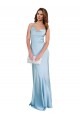 Long Light Sky Blue Sleeveless Sheath Open Back Formal Evening Gown / Prom Dress / Bridesmaid Dress Canberra