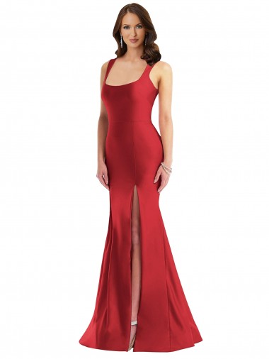 Long Red Sleeveless Mermaid Formal Plus Size Evening Gown / Prom Dress / Bridesmaid Dress Canberra