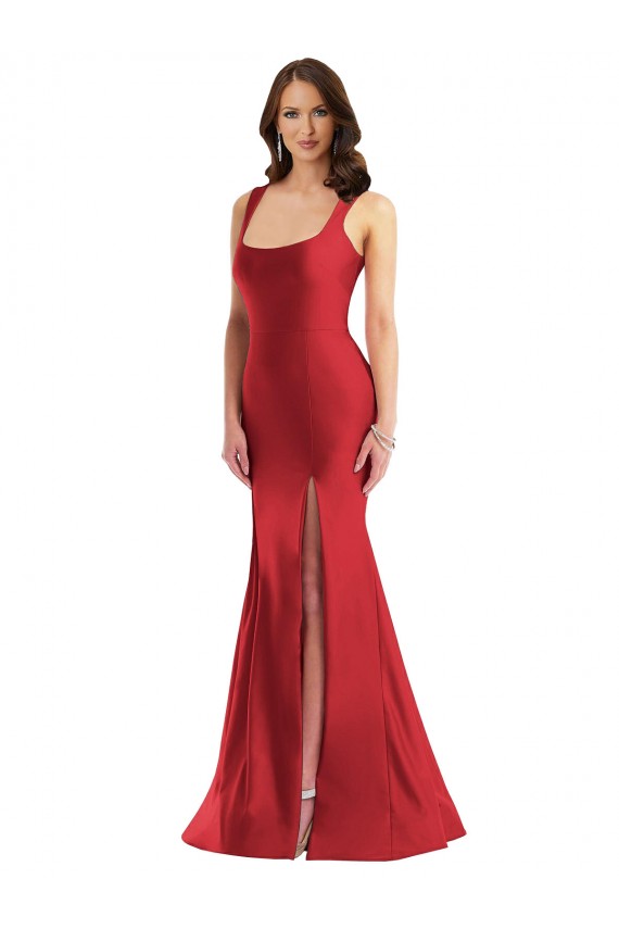 Long Red Sleeveless Mermaid Formal Plus Size Evening Gown / Prom Dress / Bridesmaid Dress Canberra