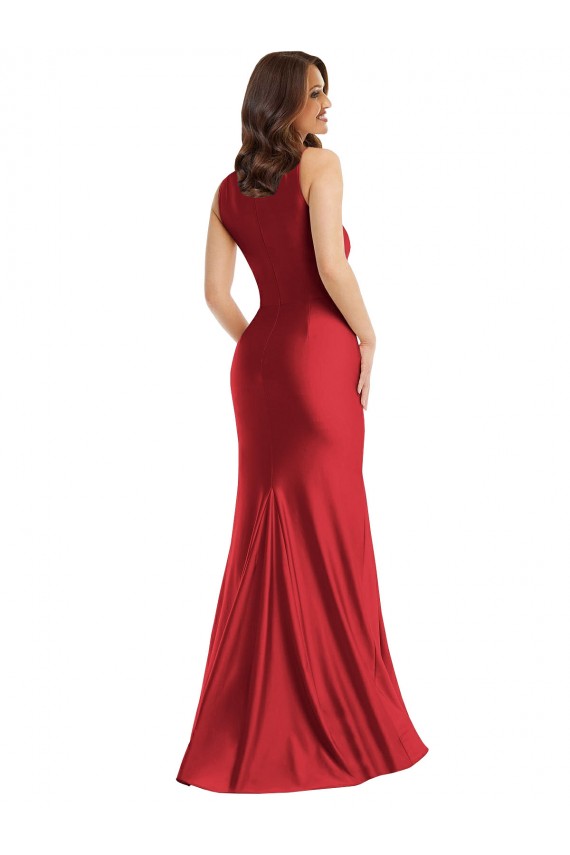 Long Red Sleeveless Mermaid Formal Plus Size Evening Gown / Prom Dress / Bridesmaid Dress Canberra