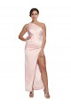 Long Pink Sleeveless A-Line Low Back Semi Formal Evening Dress / Prom Dress / Bridesmaid Dress Canberra