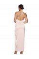 Long Pink Sleeveless A-Line Low Back Semi Formal Evening Dress / Prom Dress / Bridesmaid Dress Canberra