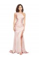 Long Pink Sleeveless Sheath High Slit Black Tie Evening Gown / Prom Dress / Bridesmaid Dress Canberra