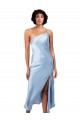 Midi Length Light Sky Blue Sleeveless A-Line Formal Evening Gown / Prom Dress / Bridesmaid Dress Canberra