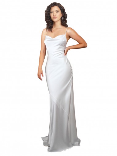 Sweep Train White Sleeveless Sheath Open Back Beach Wedding Dresses Canberra