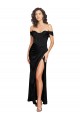 Long Black Sleeveless A-Line Low Back Black Tie Evening Gown / Prom Dress / Bridesmaid Dress Canberra