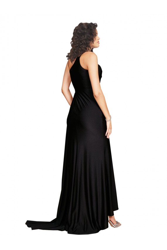 Long Black Sleeveless A-Line Black Tie Evening Gown / Prom Dress / Bridesmaid Dress Canberra