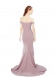 Sweep Train Dusty Pink Sleeveless Mermaid Bridesmaid Dress / Evening Dress Canberra