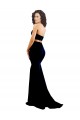 Long Black Sleeveless Mermaid Low Back Stretch Crepe Formal Evening Gown / Prom Dress / Bridesmaid Dress Canberra