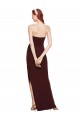 Long Burgundy Gold Sleeveless Sheath Formal Evening Gown / Prom Dress / Bridesmaid Dress Canberra