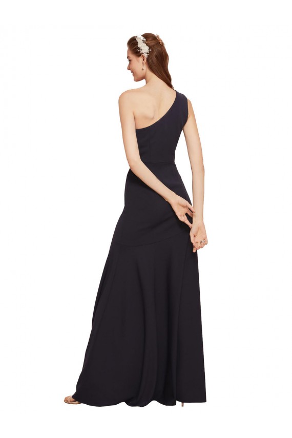 Long Dark Navy Sleeveless A-Line Formal Evening Gown / Prom Dress / Bridesmaid Dress Canberra