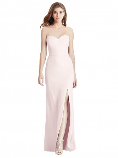 Long Pink Sleeveless Trumpet Low Back Semi Formal Evening Dress / Prom Dress / Bridesmaid Dress Canberra