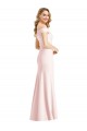 Long Pink Sleeveless Trumpet Bridesmaid Dress / Evening Dress Canberra