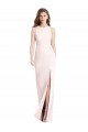 Long Pink Sleeveless Trumpet Open Back Semi Formal Evening Dress / Prom Dress / Bridesmaid Dress Canberra