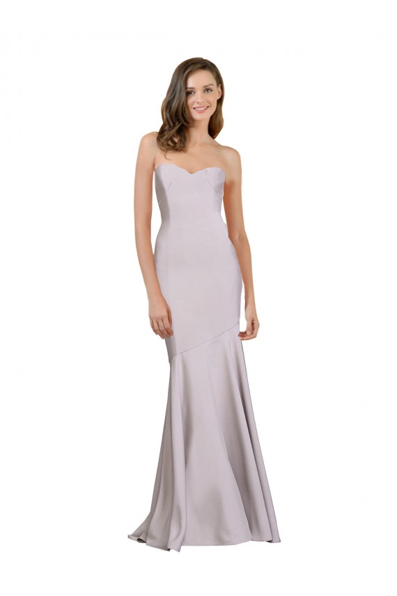 Long Arctic Lilac Sleeveless Mermaid Prom Dress / Bridesmaid Dress Canberra